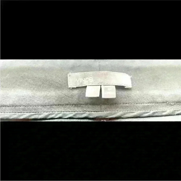 Vince Big Zip Ponte leggings women's dark gray size 4 EUC! - Picture 7 of 8